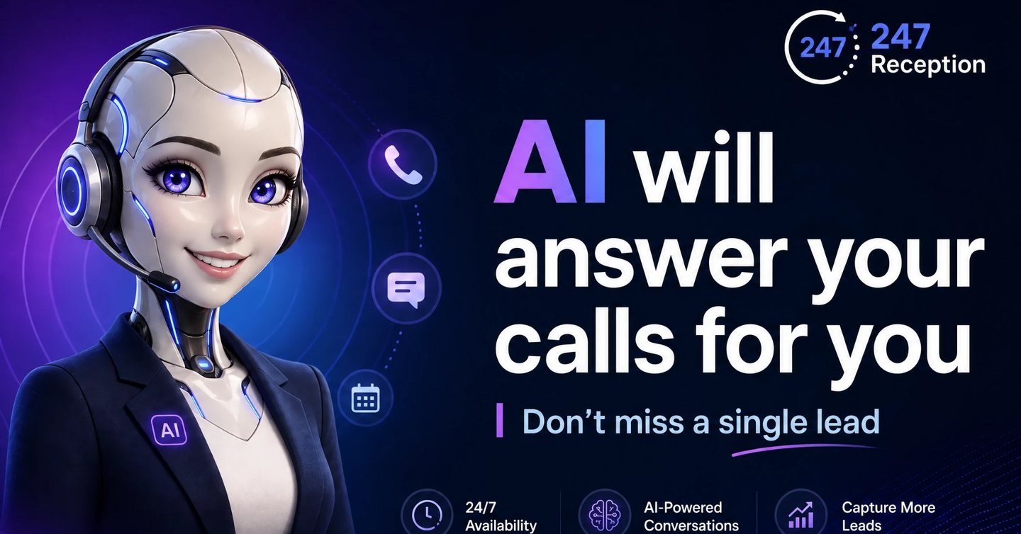 247 Reception: the AI answers your calls.