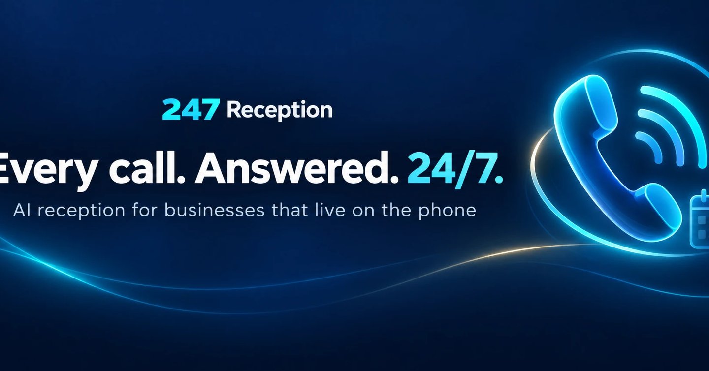 247 Reception: every call answered.